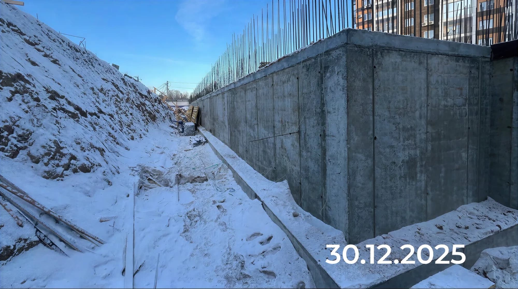 Ход строительства авторской резиденции Верба, декабрь 2025, кадр 4